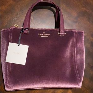 Kate Spade mini kona velvet